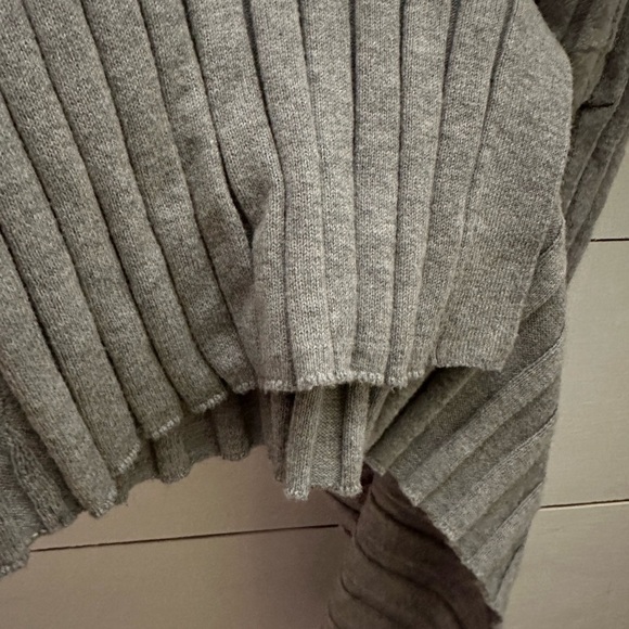 ATM ANTHONY THOMAS MELILLO L rib cashmere cotton midi minimalist luxury cardigan - Picture 4 of 13